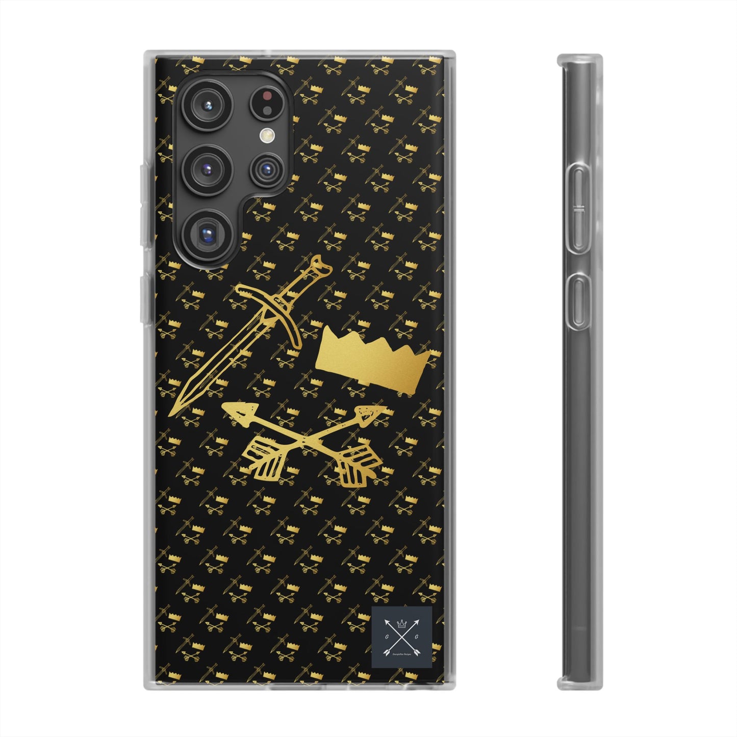 Gold and Bold Warrior - Flexi  Phone Cases