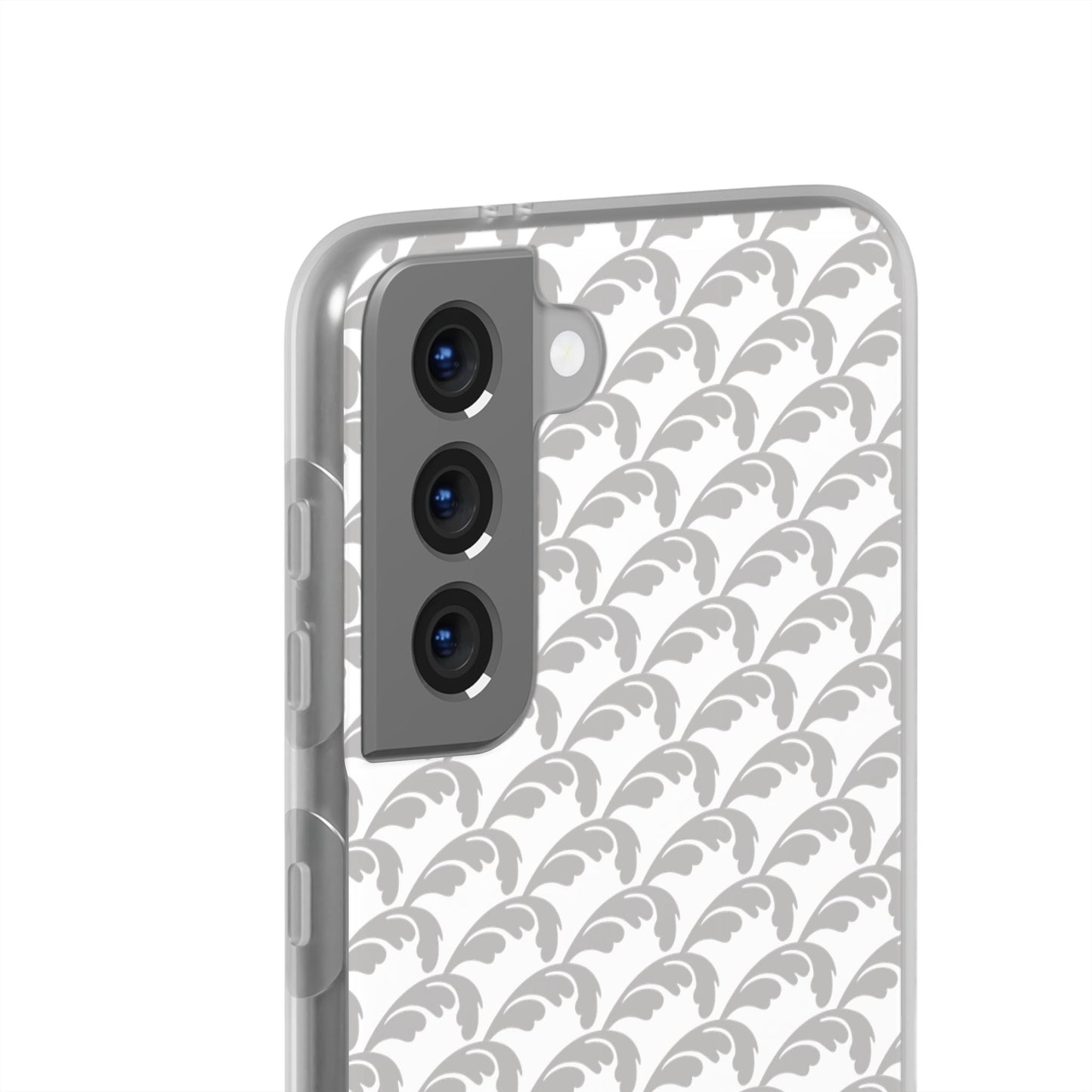 Beautiful Beloved Flourish (silver/white) - Flexi Phone Cases