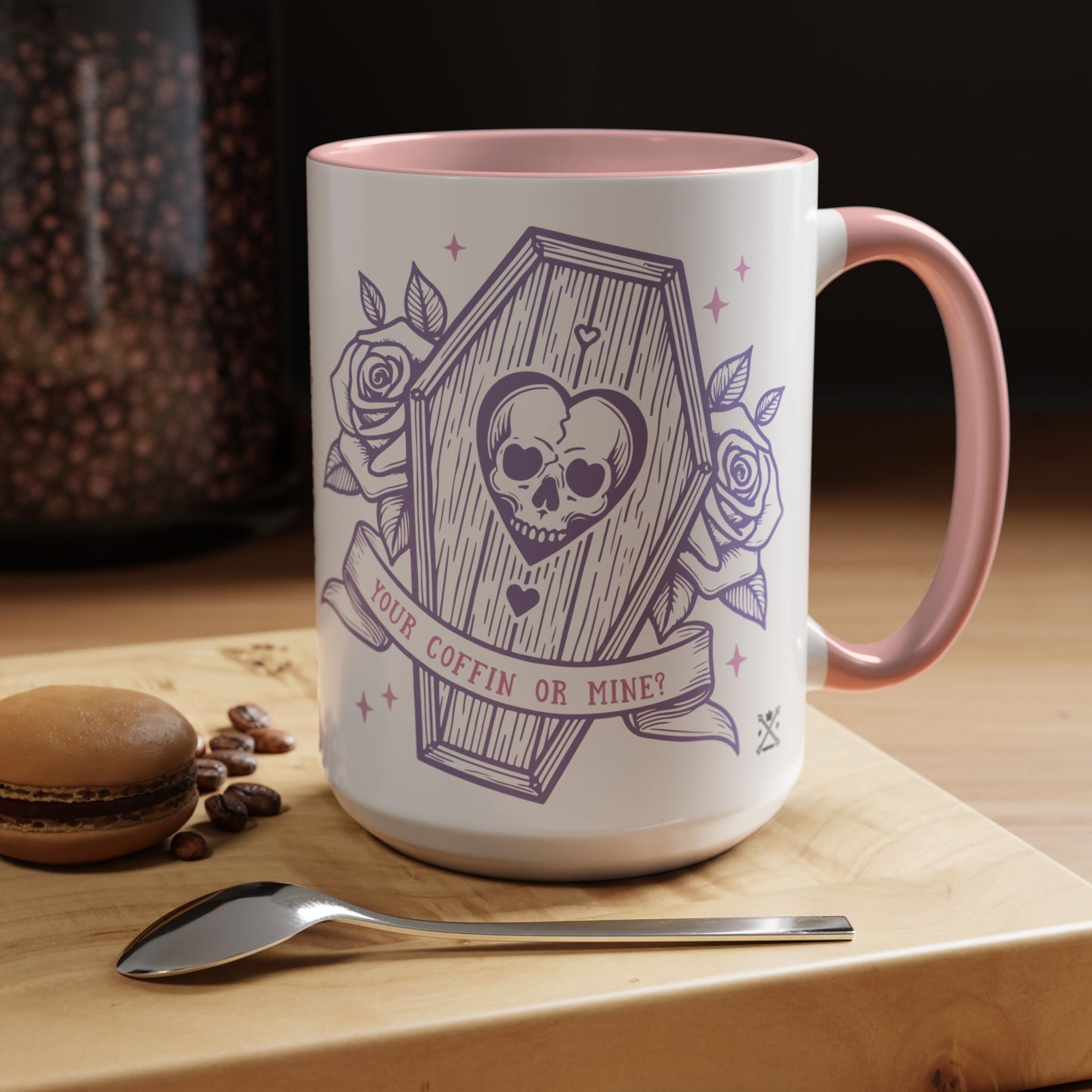 Your Coffin or Mine? - Accent Coffee Mug (11, 15oz)