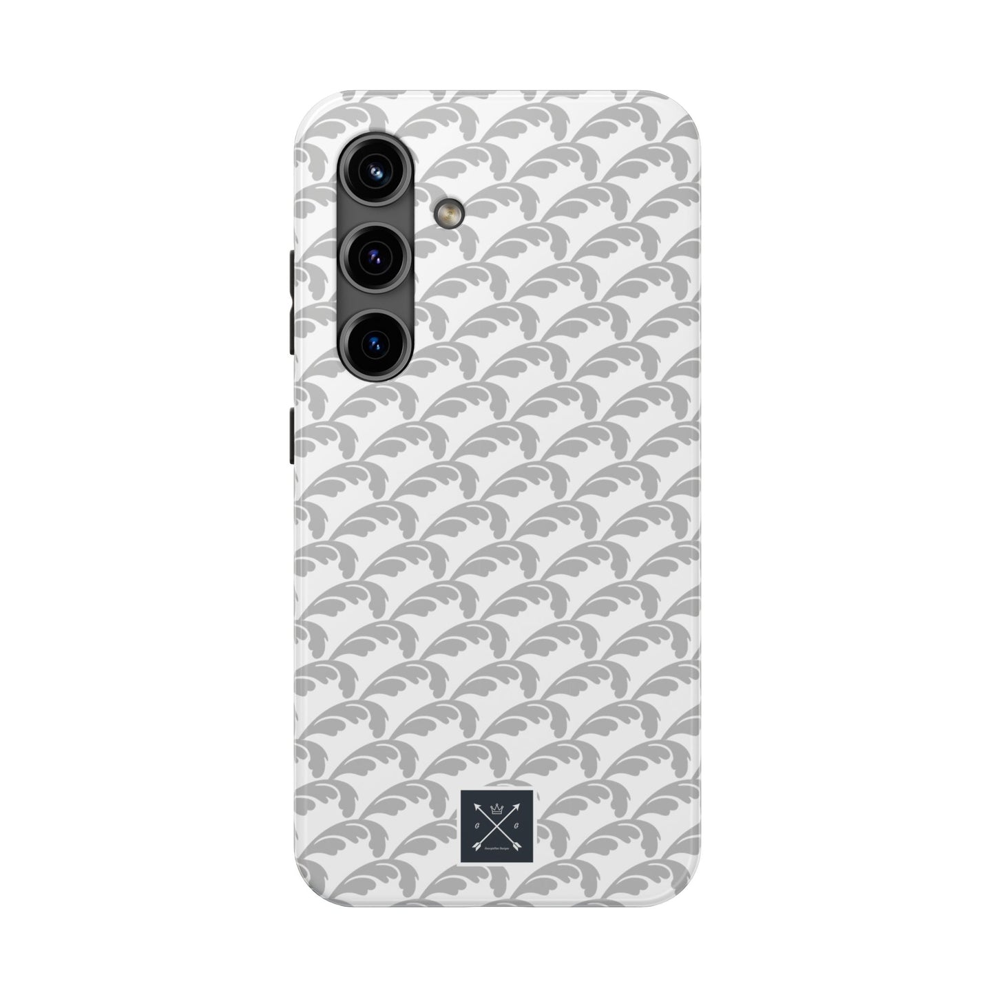 Beautiful Beloved Flourish (white/silver) - Tough Phone Cases