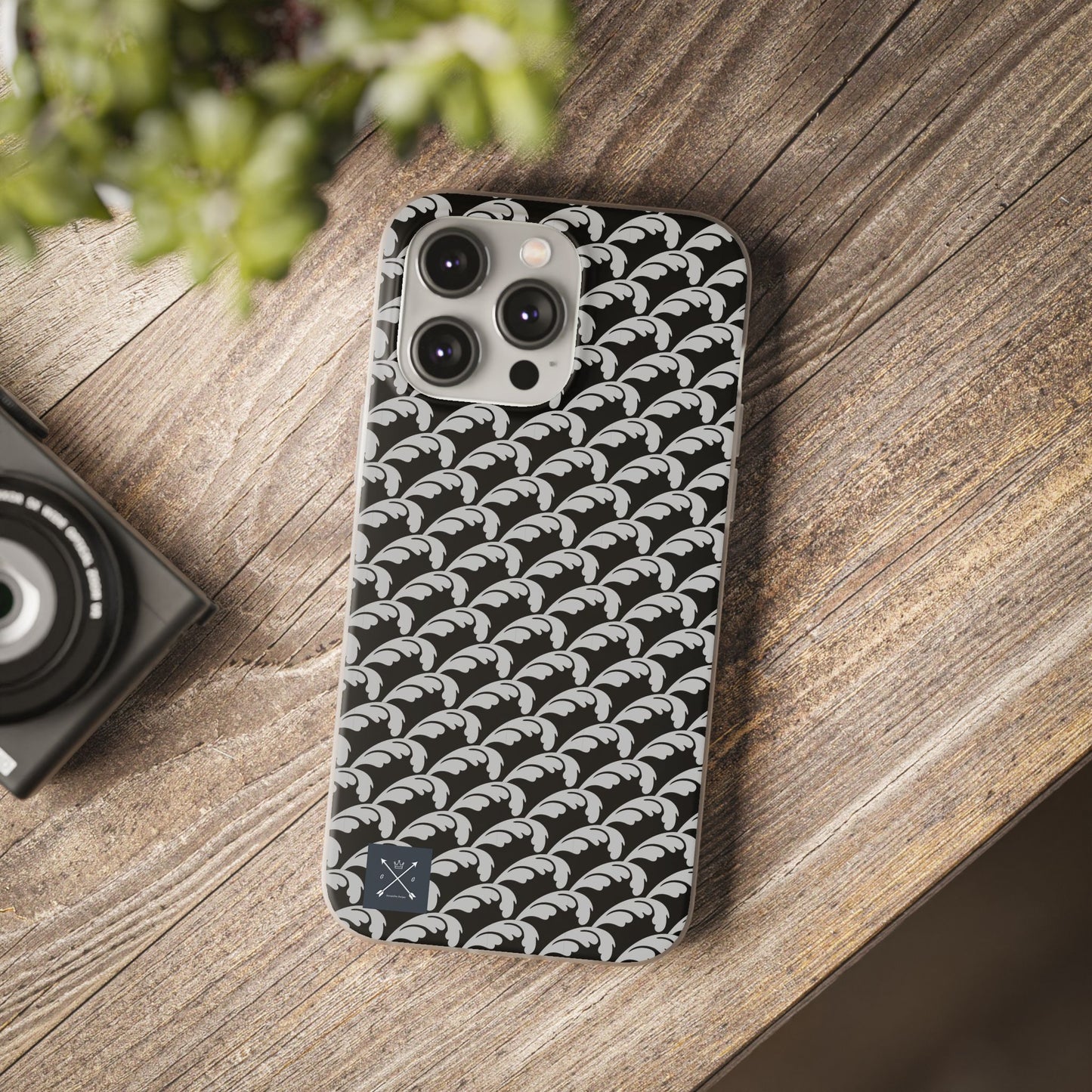 Beautiful Beloved Flourish (silver/black) - Flexi Phone Cases