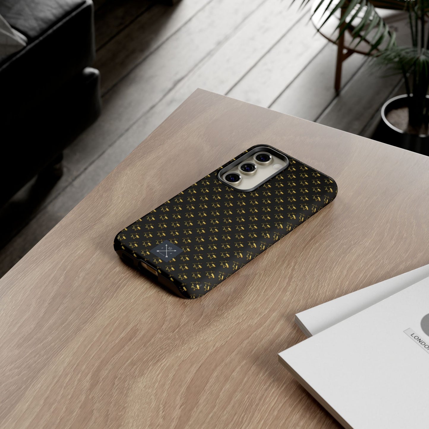 Gold and Bold Warrior Pattern - Tough Phone Cases