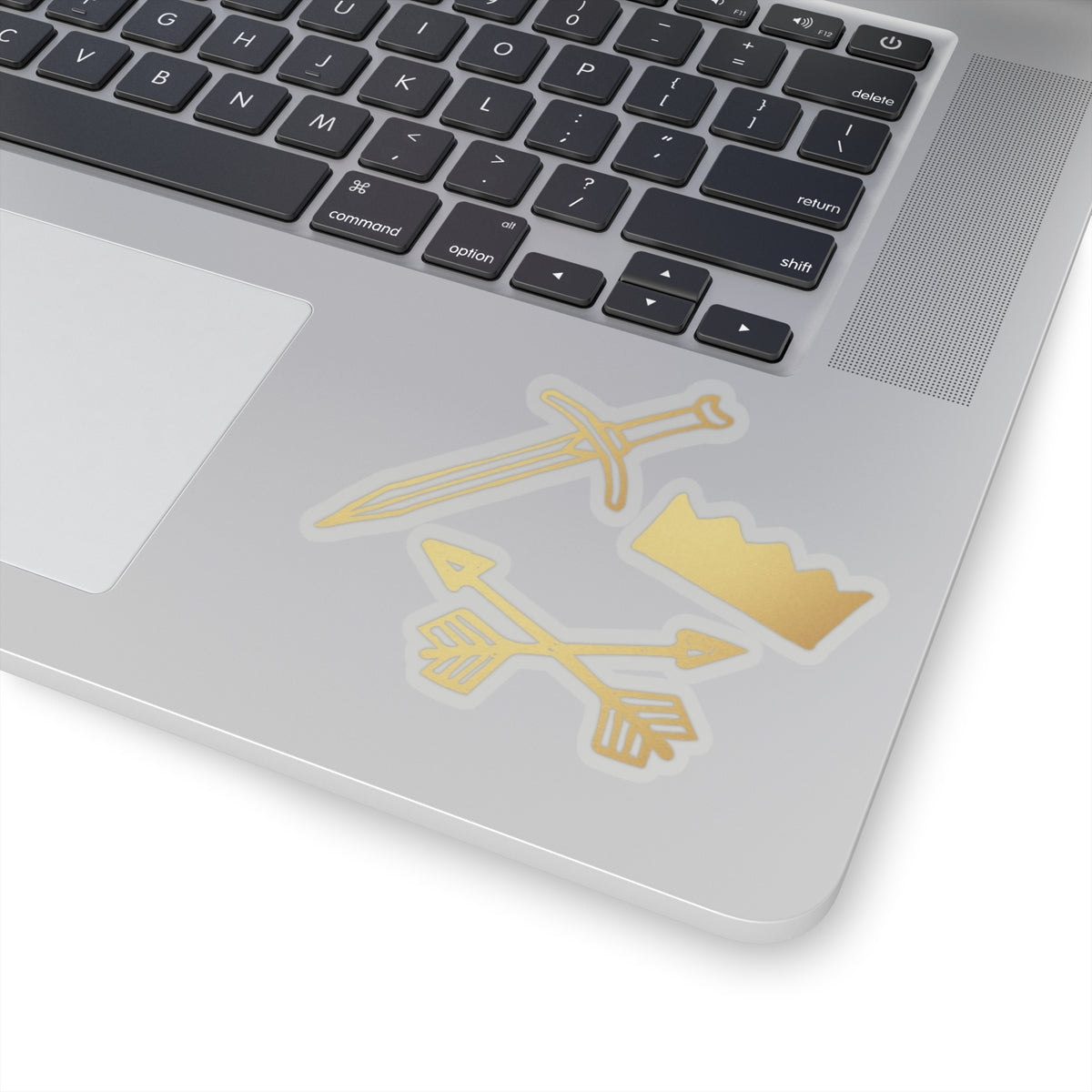 Gold and Bold Warrior - Kiss-Cut Stickers