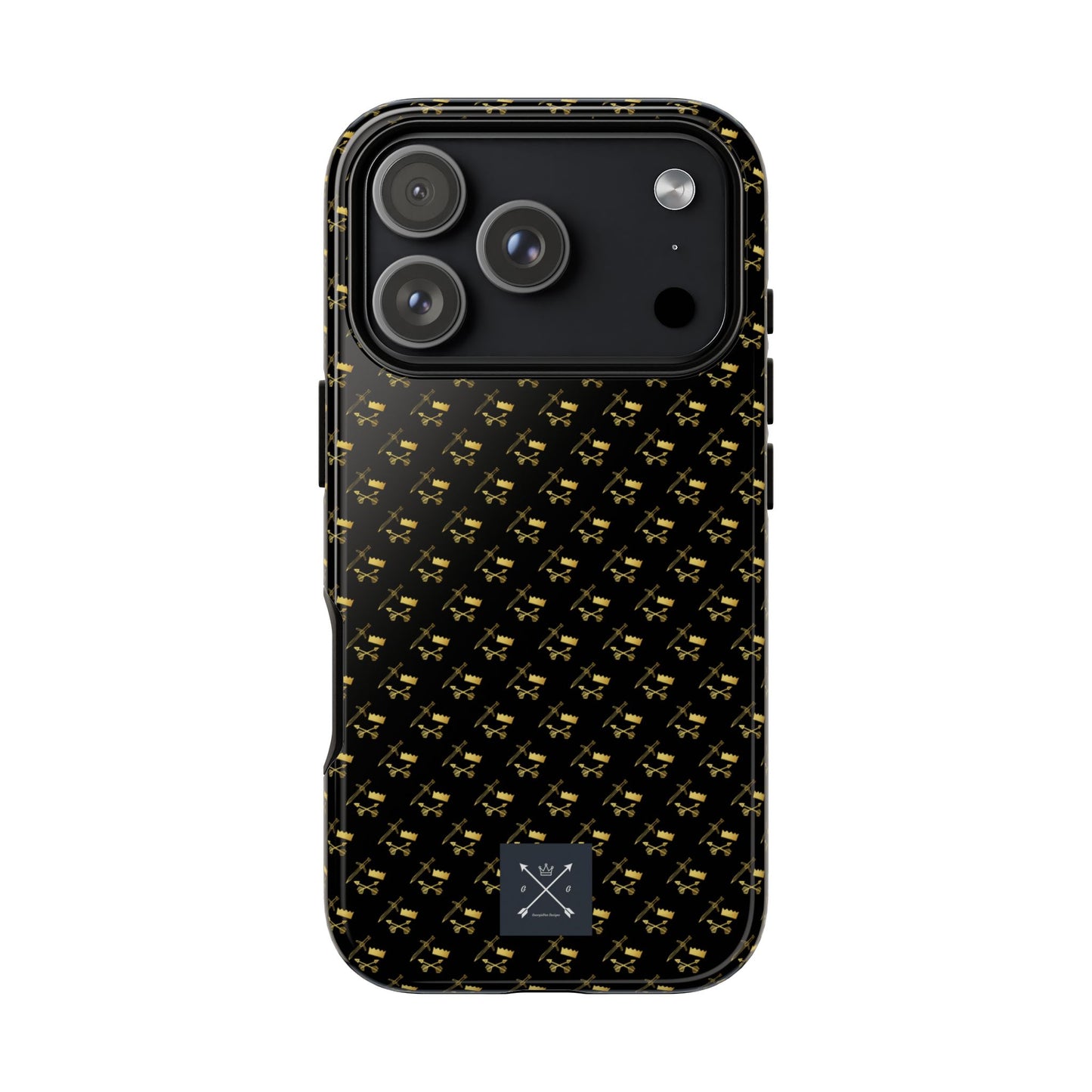 Gold and Bold Warrior Pattern - Tough Phone Cases
