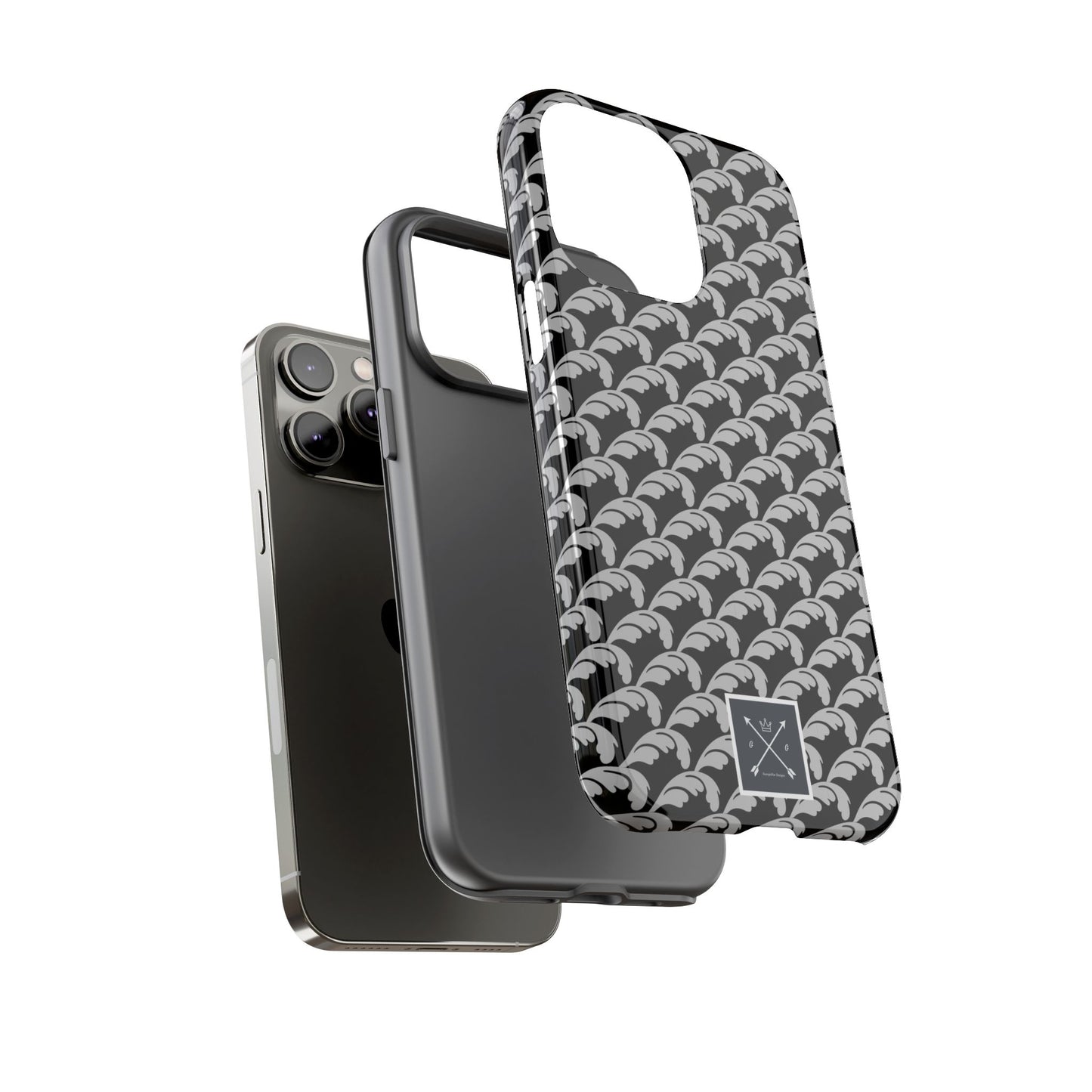 Beautiful Beloved One Flourish (black/silver) - Tough Phone Cases