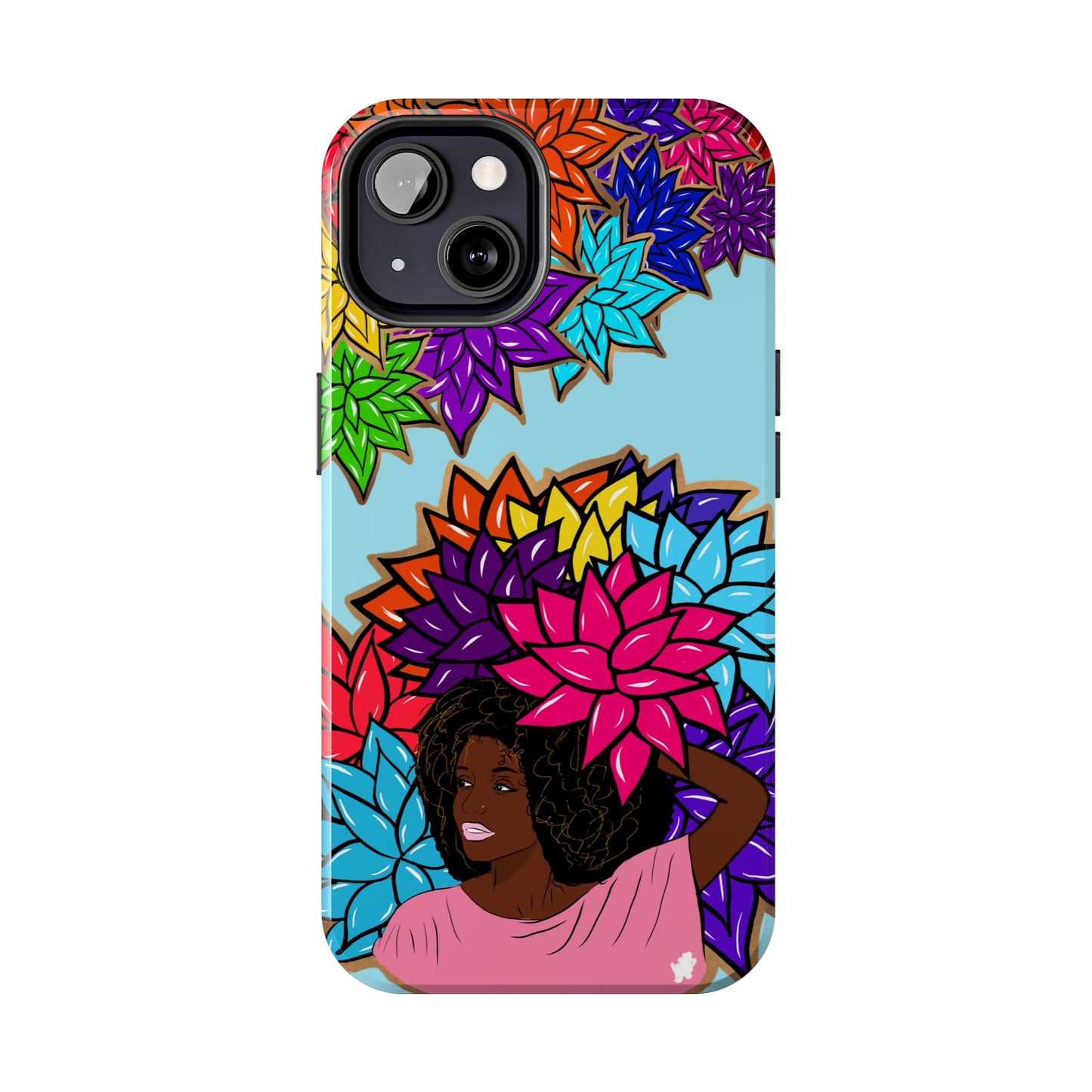 Beauty with Flowers - Tough Phone Cases