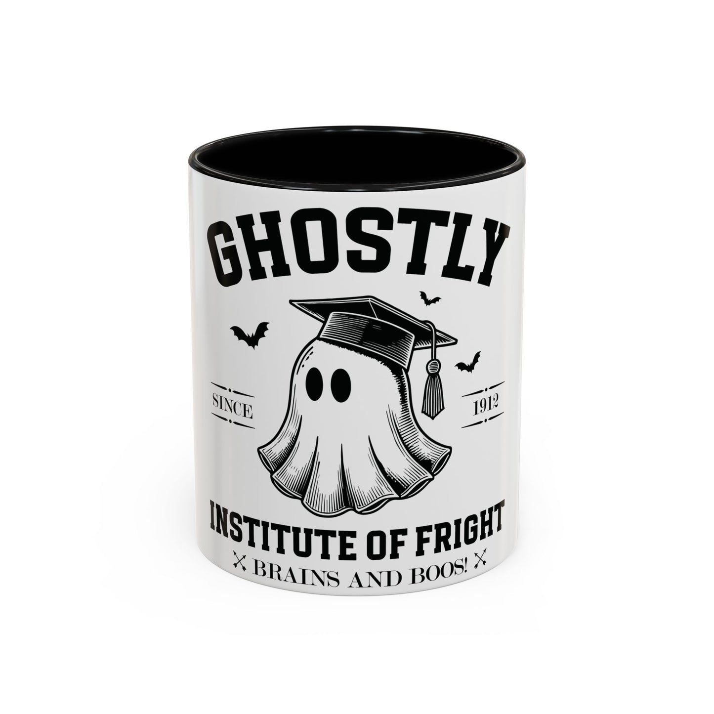 Ghostly Institute of Fright - Accent Coffee Mug (11, 15oz)