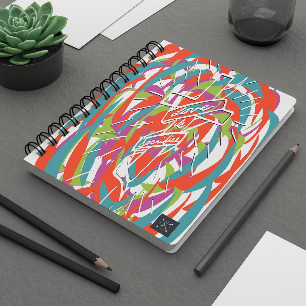Love is Sacrifice - Spiral Notebook - Ruled Line