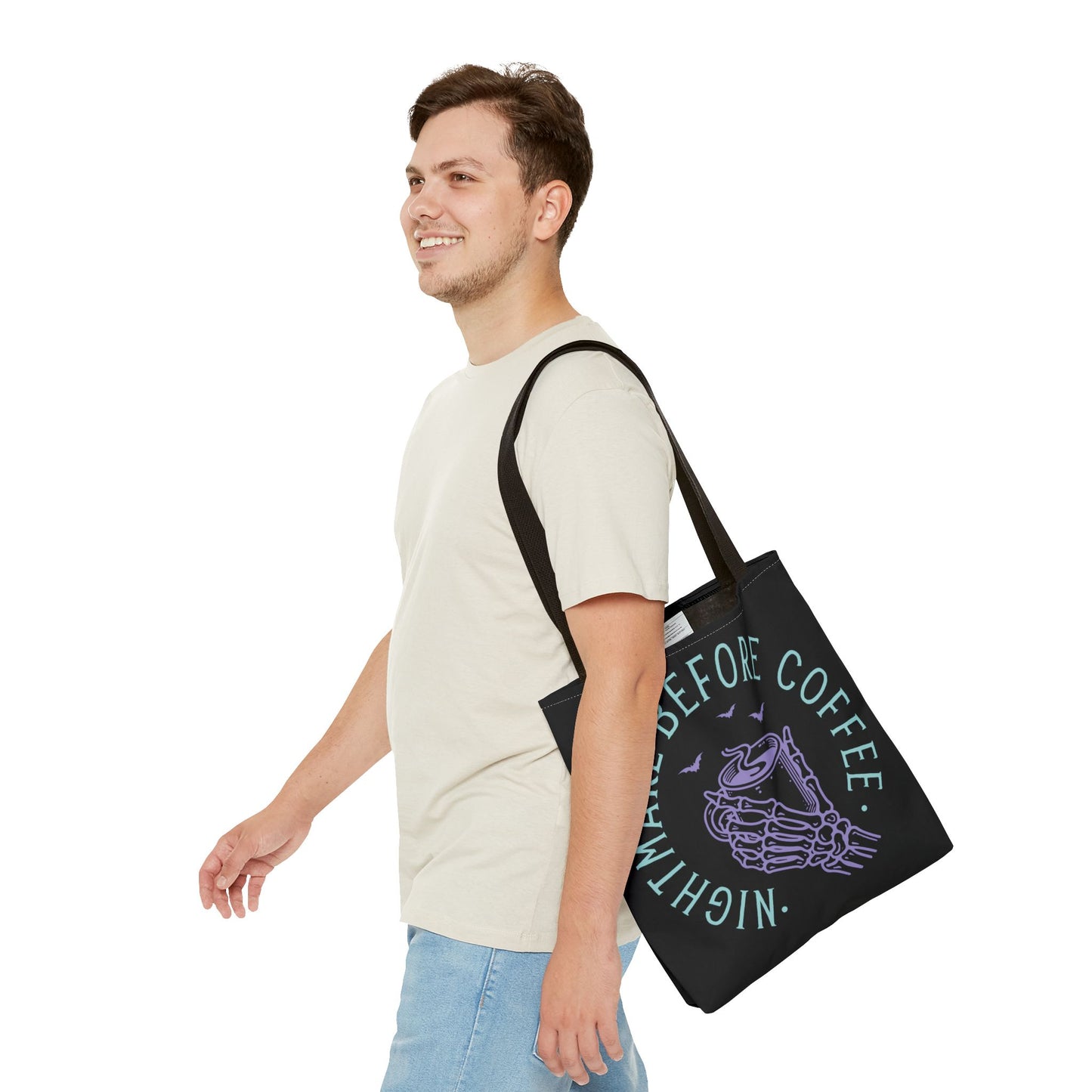 Nightmare Before Coffee - Tote Bag (AOP)
