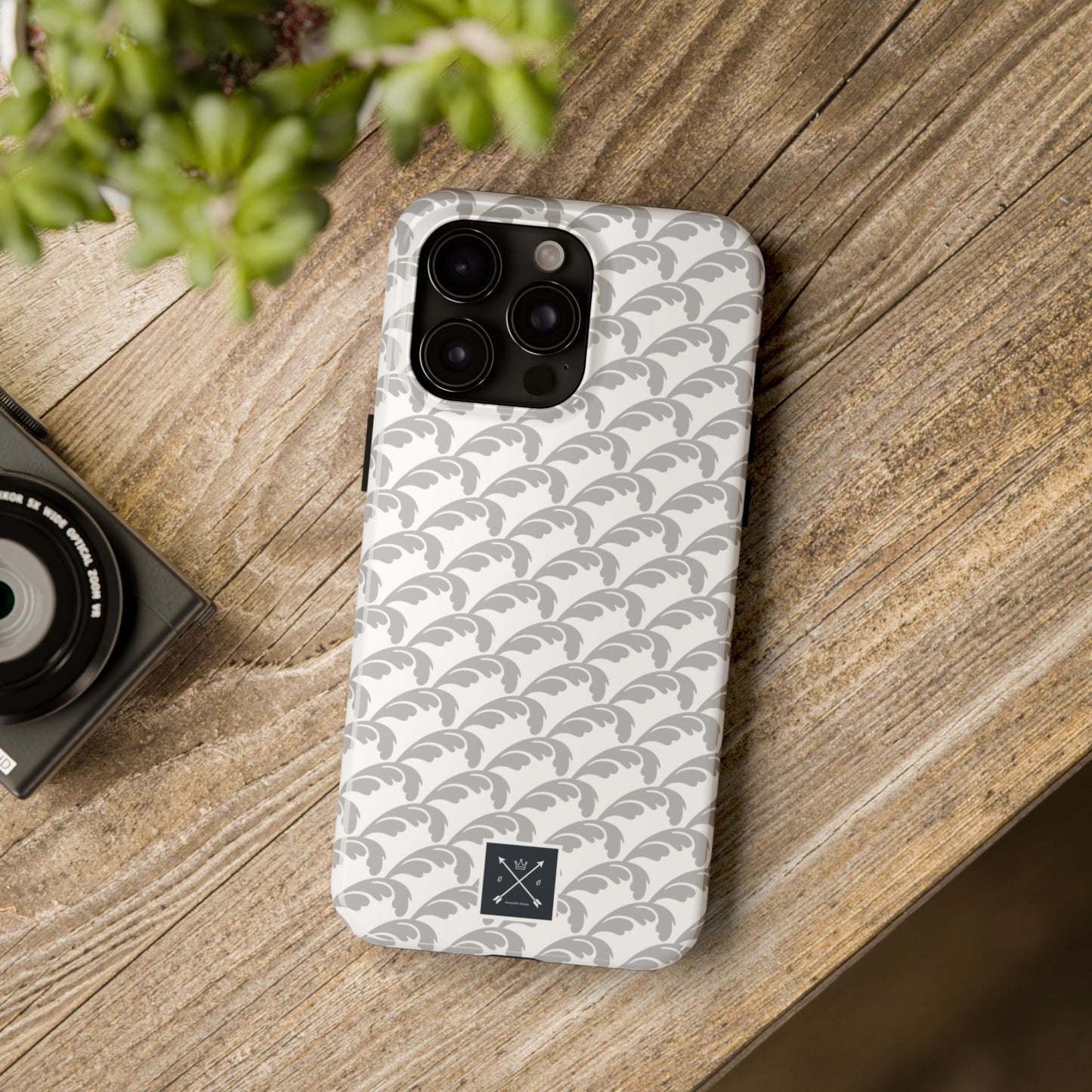 Beautiful Beloved Flourish (white/silver) - Tough Phone Cases