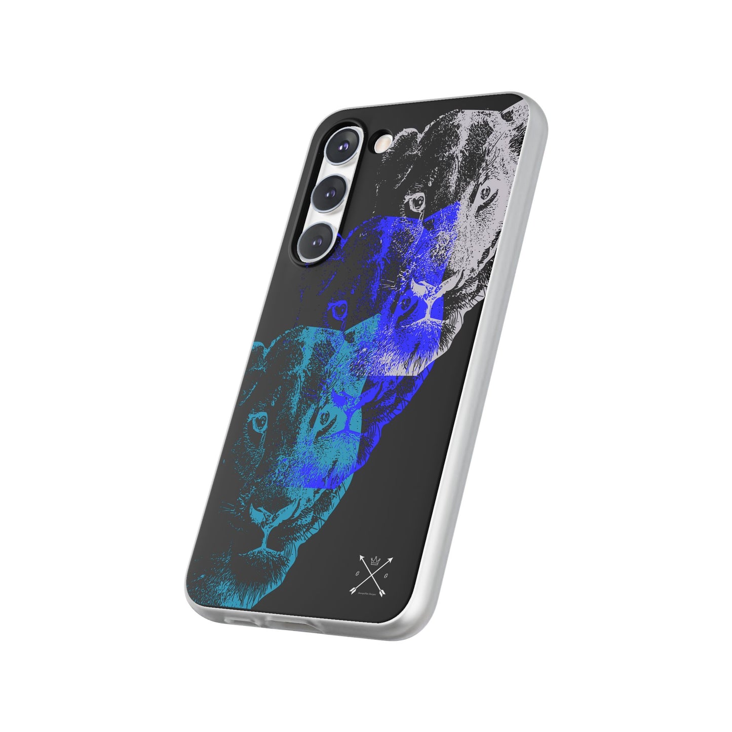 Lioness Arising (black/blue/silver) - Flexi Cases