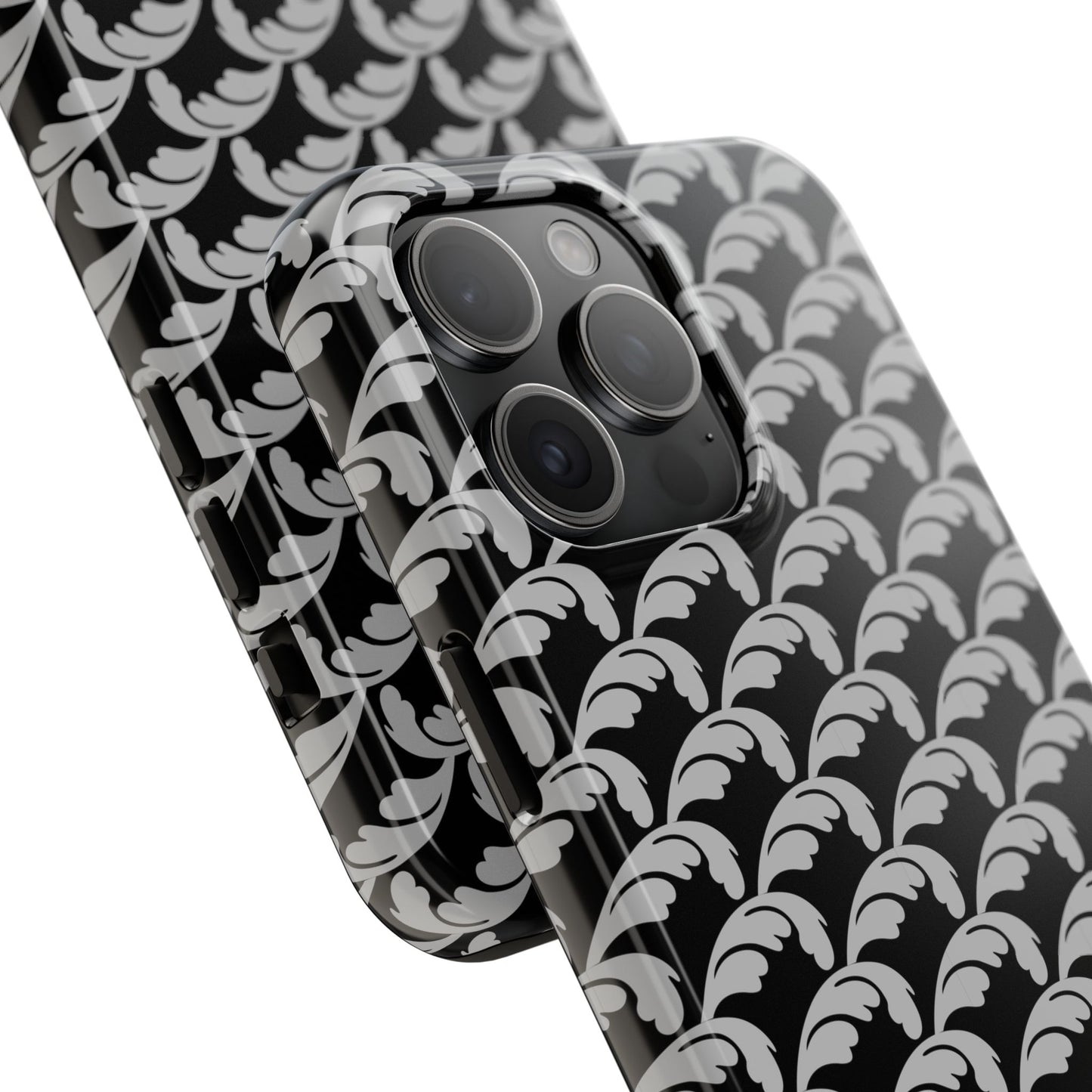 Beautiful Beloved One Flourish (silver/black) - Tough Phone Cases