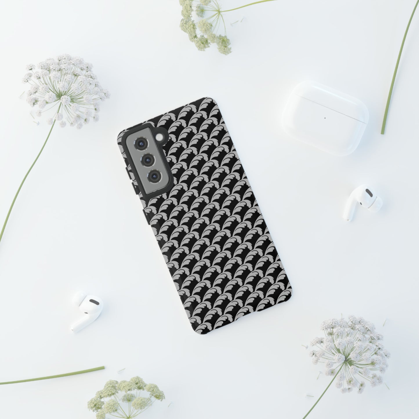 Beautiful Beloved One Flourish (black/silver) - Tough Phone Cases