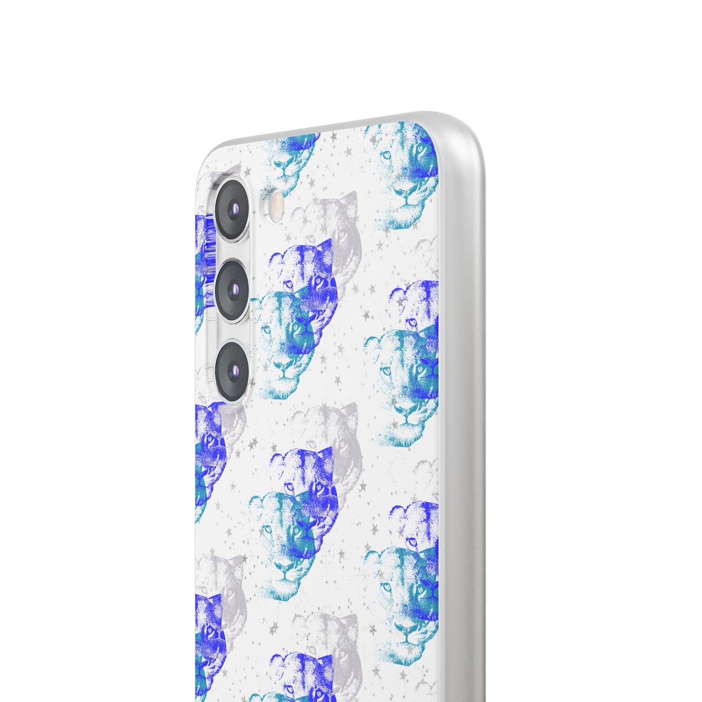 Lioness Arising (white/blue) - Flexi Phone Cases