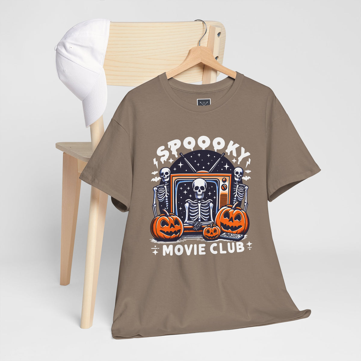 Spooky Movie Club -  Unisex Cotton Tee