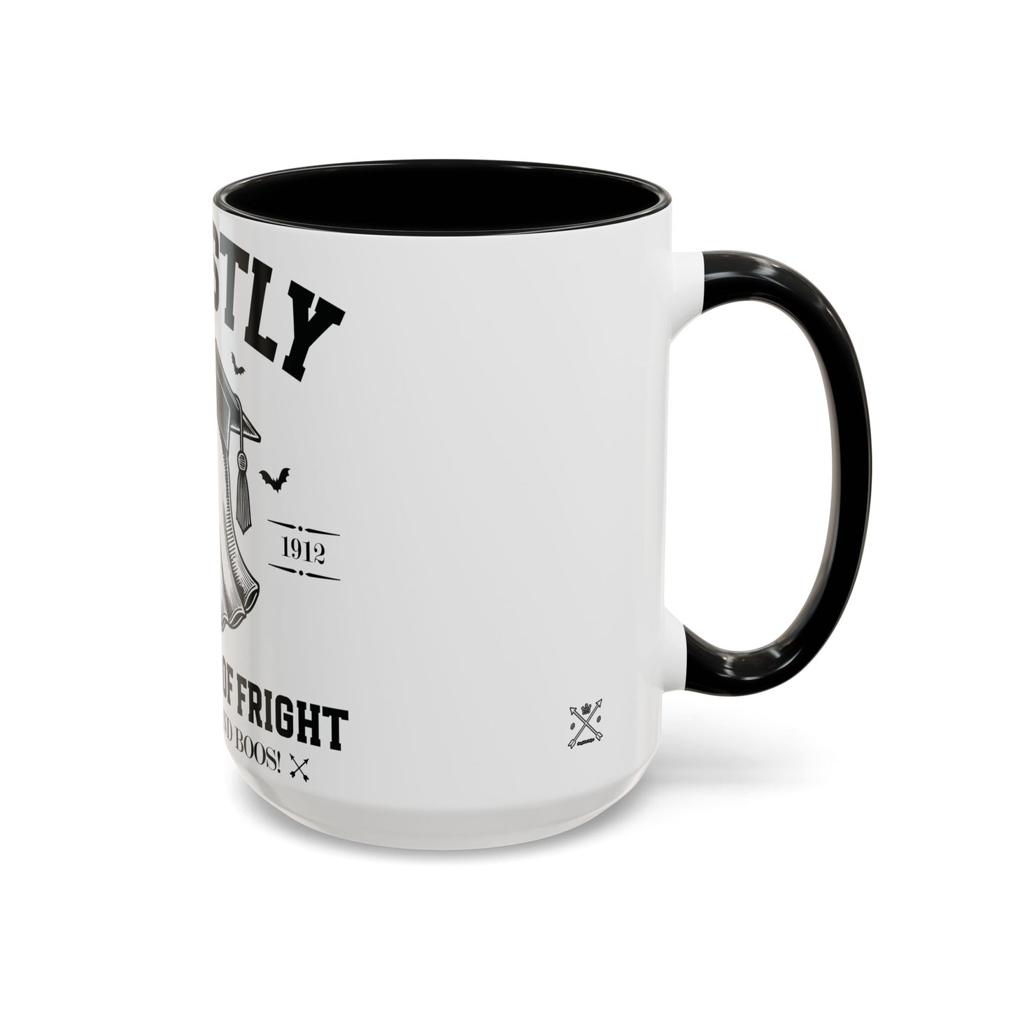 Ghostly Institute of Fright - Accent Coffee Mug (11, 15oz)