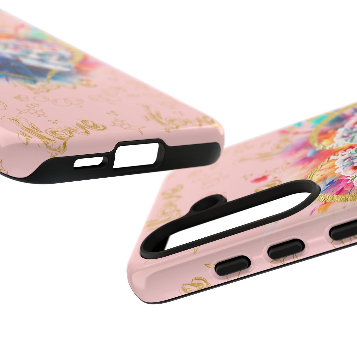 Love is Golden Watercolor (pink) - Tough Cases