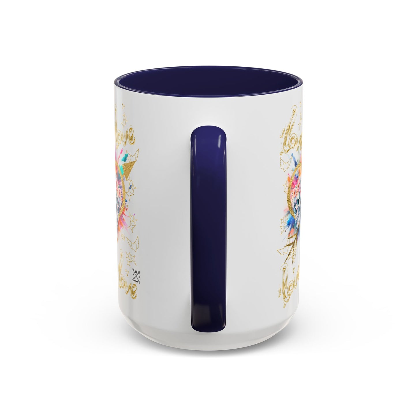 Love is Golden Watercolor - Accent Coffee Mug (11, 15oz)