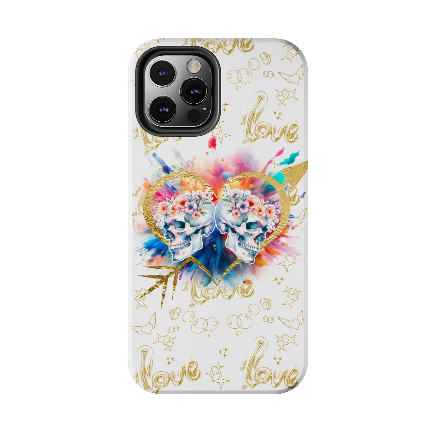 Love is Golden Watercolor - Tough Phone Cases