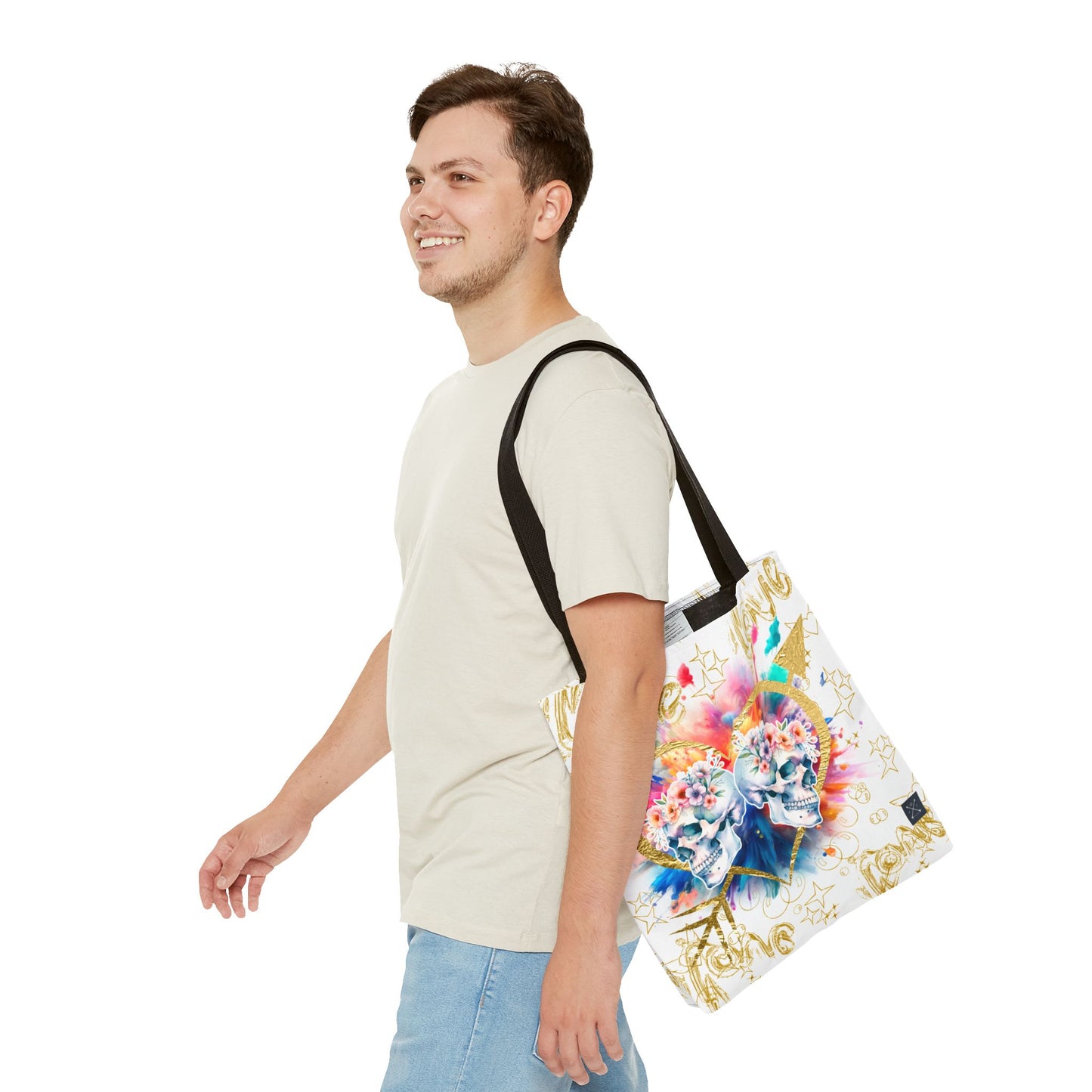 Love is Golden Watercolor - Tote Bag (AOP)