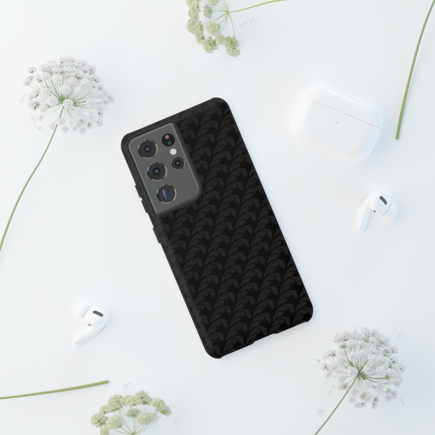 Beautiful Beloved One Flourish (black/black) - Tough Phone Cases