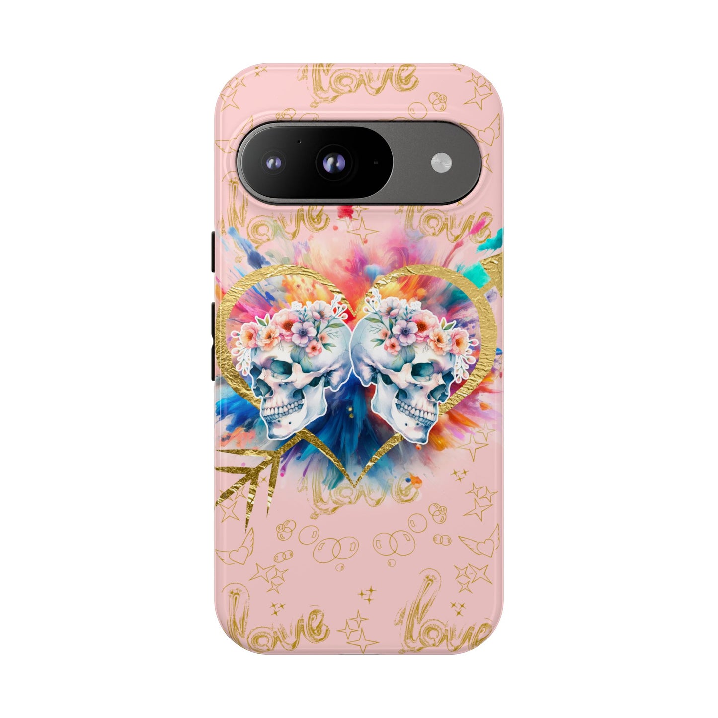 Love is Golden Watercolor (pink) - Tough Cases