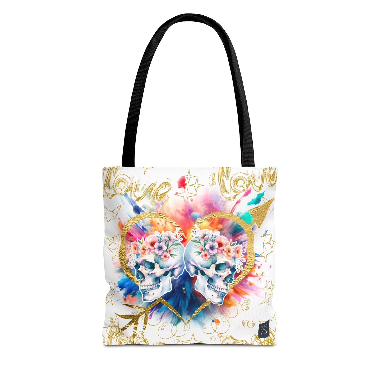 Love is Golden Watercolor - Tote Bag (AOP)