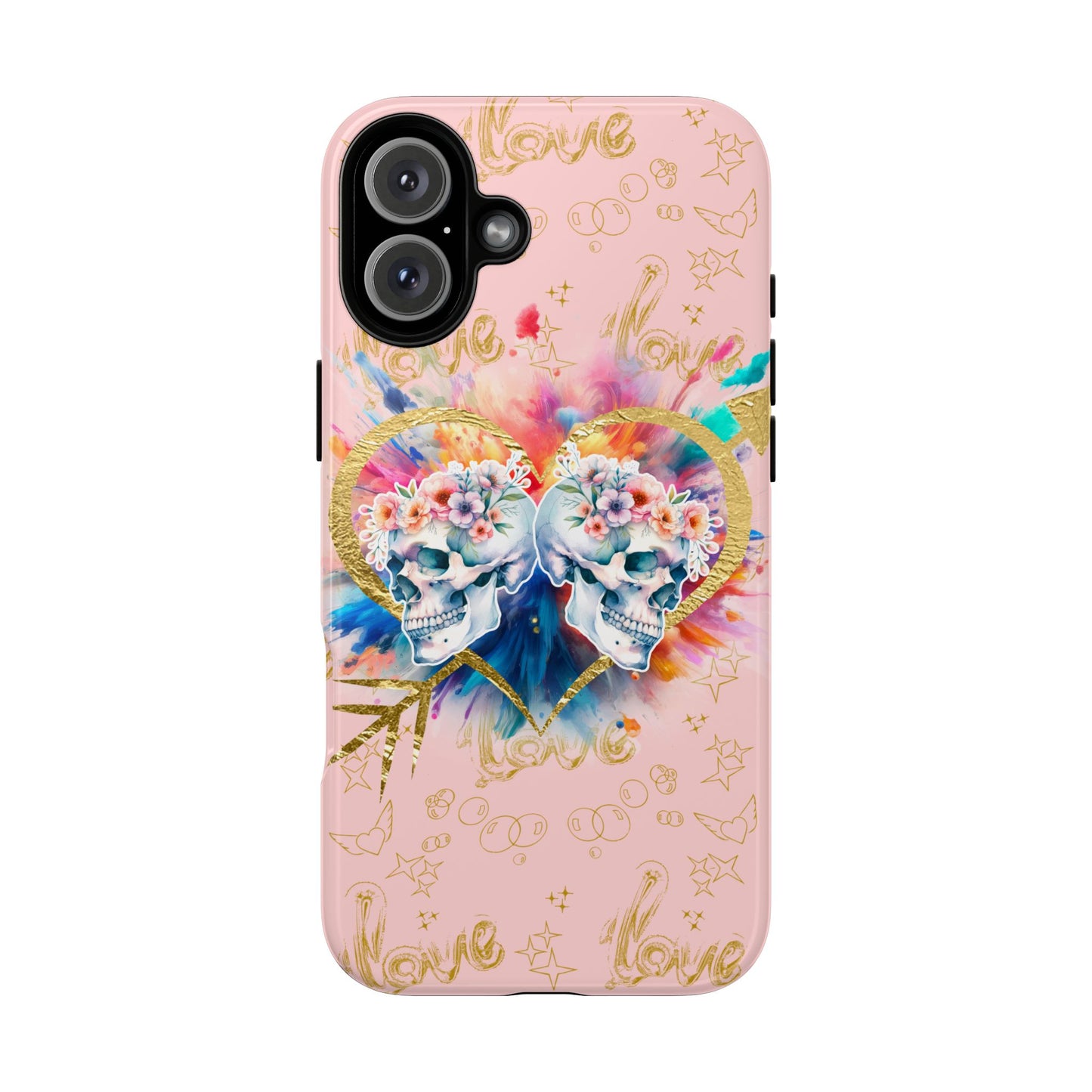 Love is Golden Watercolor (pink) - Tough Cases