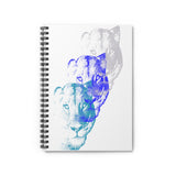Lioness Arising - Spiral Notebook - Ruled Line - wht
