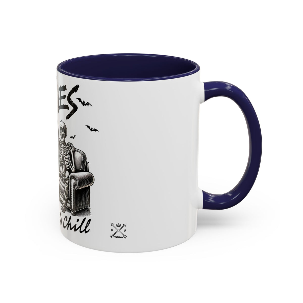 Horror Movies and Chill - Accent Coffee Mug (11, 15oz)