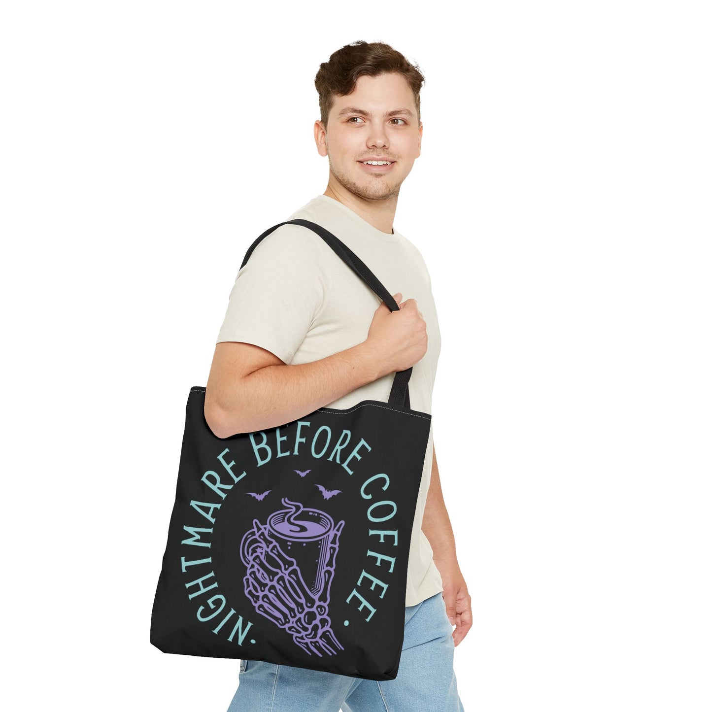 Nightmare Before Coffee - Tote Bag (AOP)