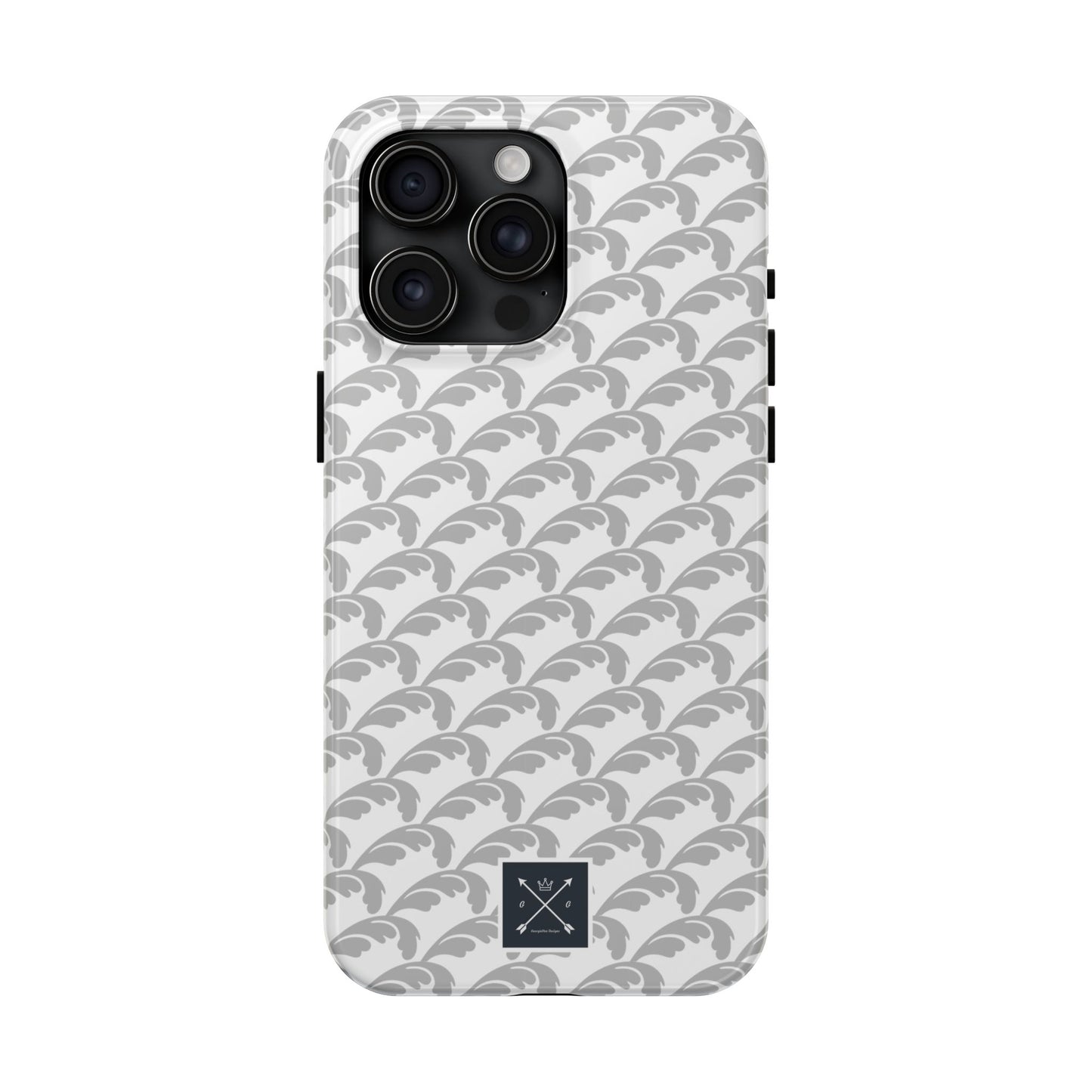 Beautiful Beloved Flourish (white/silver) - Tough Phone Cases