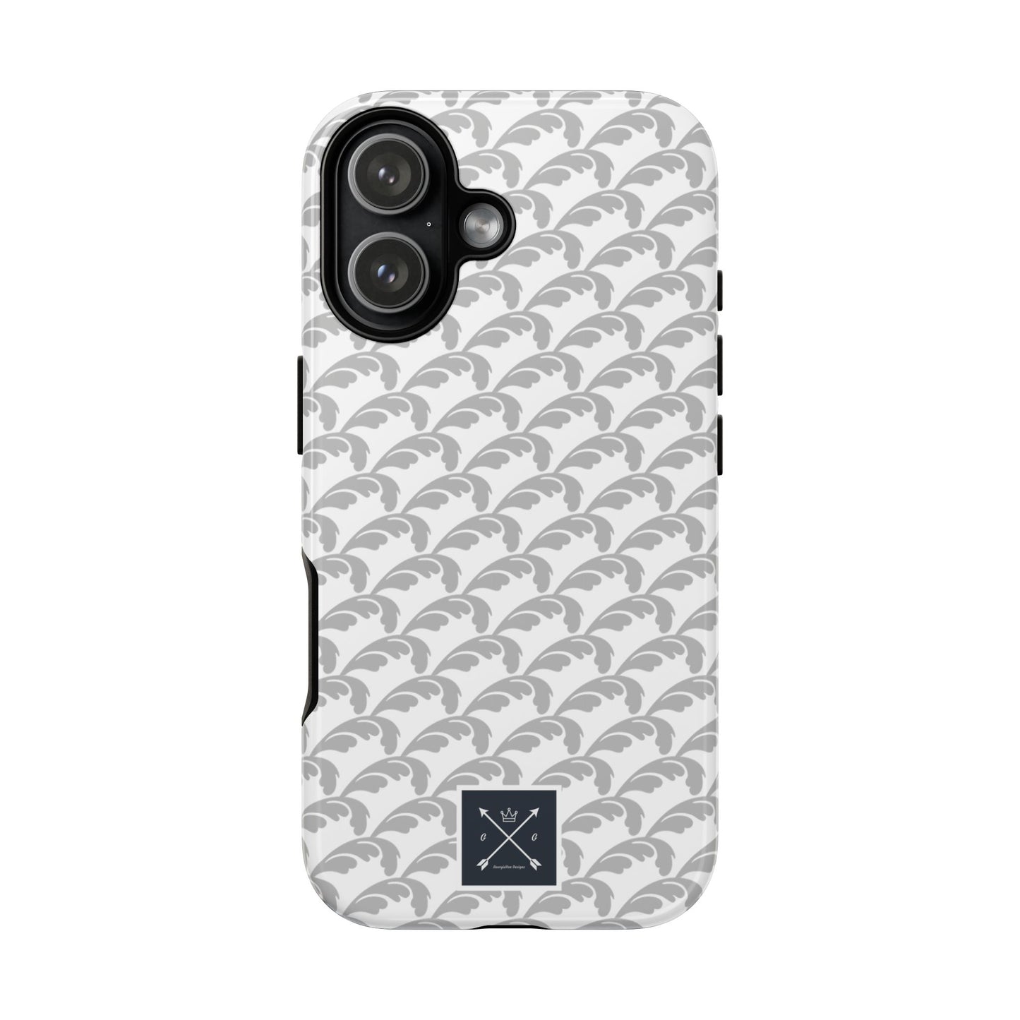 Beautiful Beloved Flourish (silver/white) - Tough Phone Cases