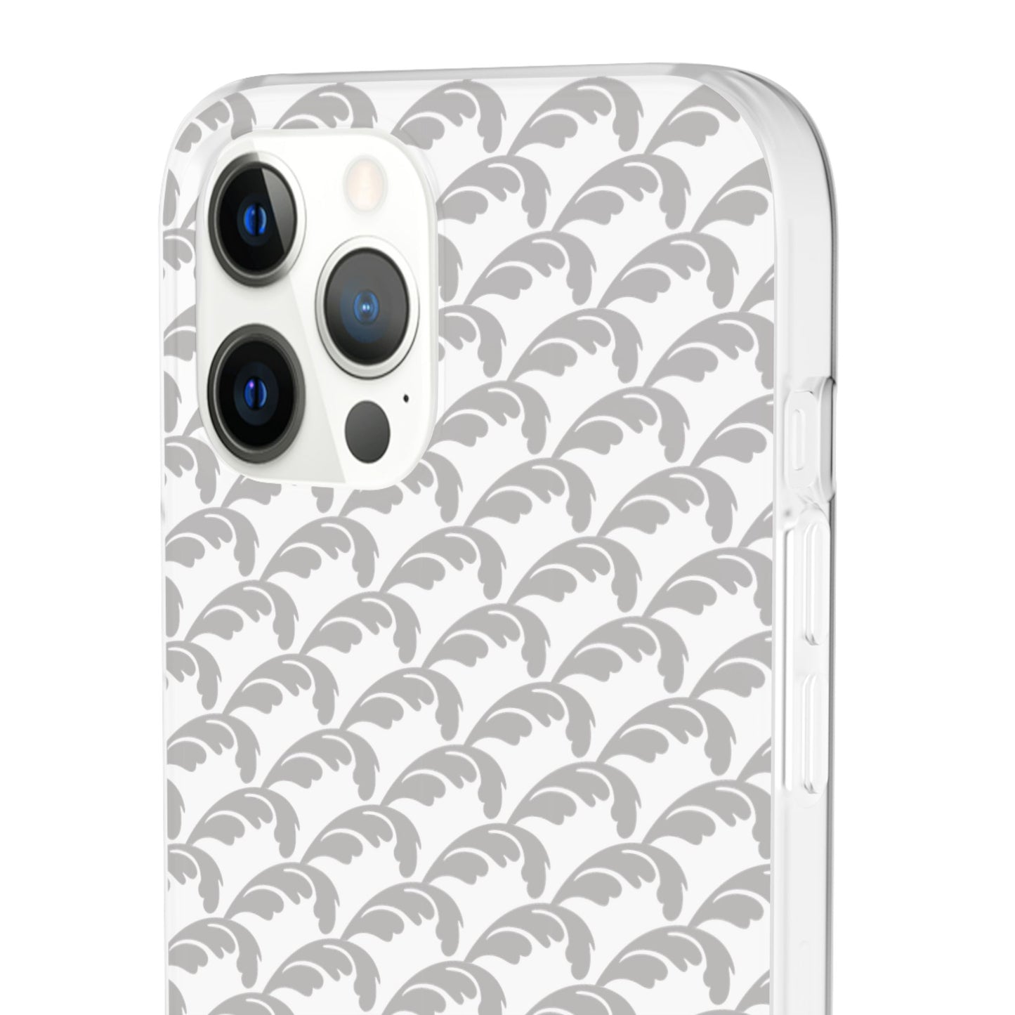 Beautiful Beloved Flourish (silver/white) - Flexi Phone Cases