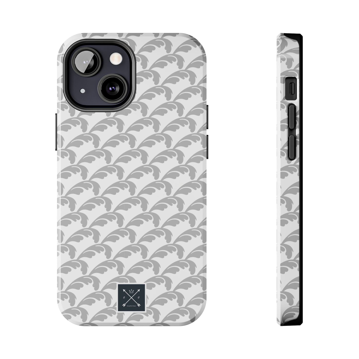 Beautiful Beloved Flourish (white/silver) - Tough Phone Cases