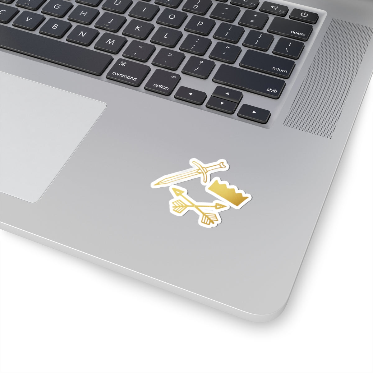 Gold and Bold Warrior - Kiss-Cut Stickers