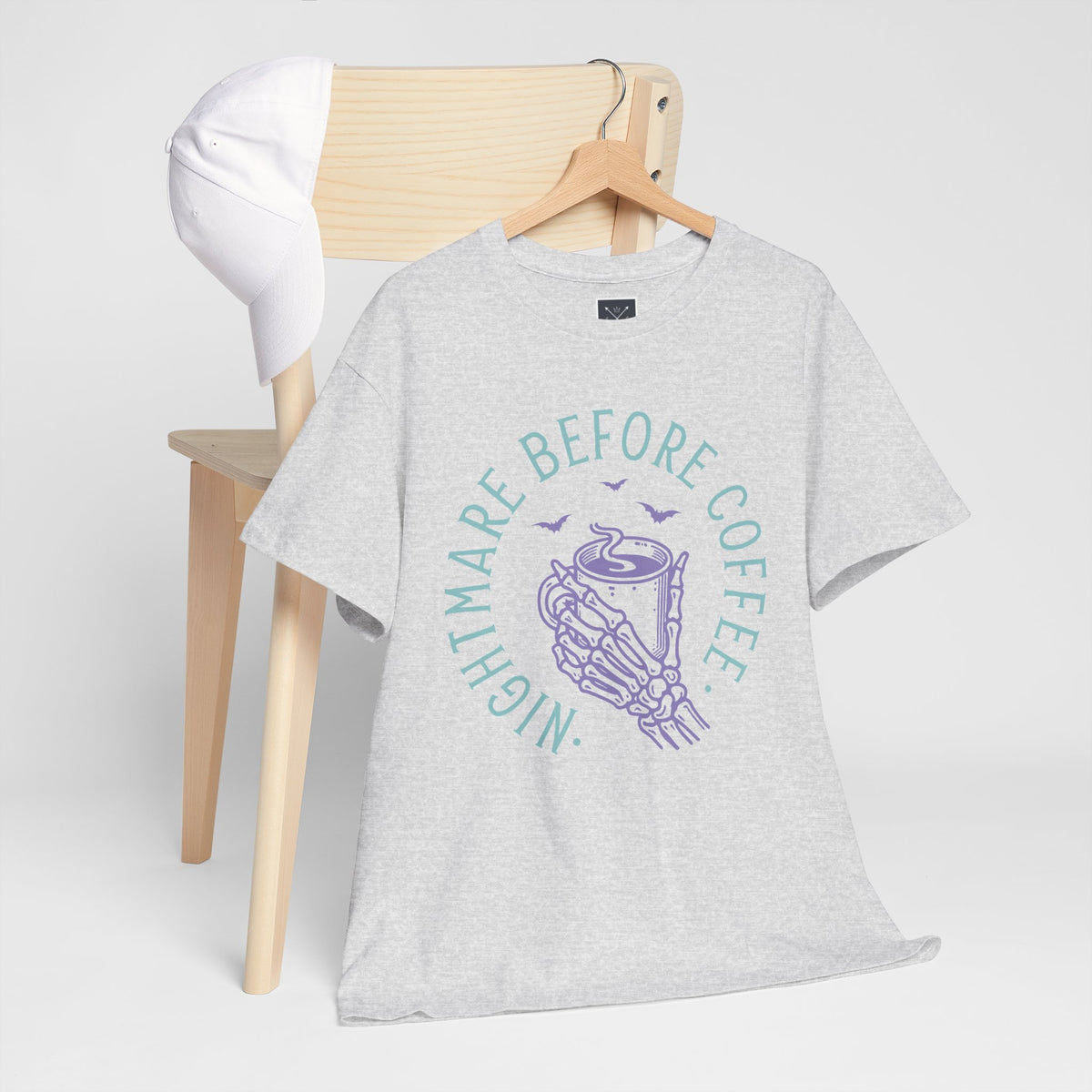 Nightmare Before Coffee - Unisex Heavy Cotton Tee