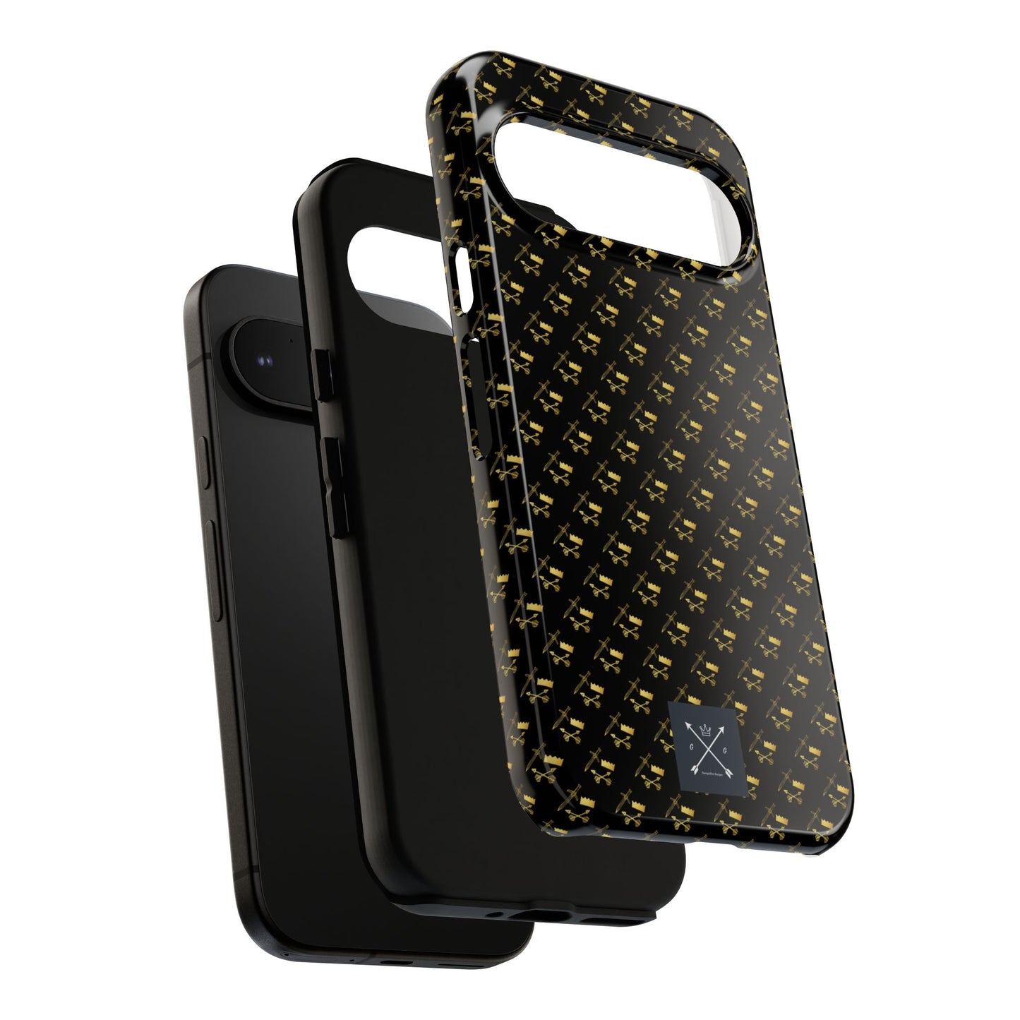 Gold and Bold Warrior Pattern - Tough Phone Cases