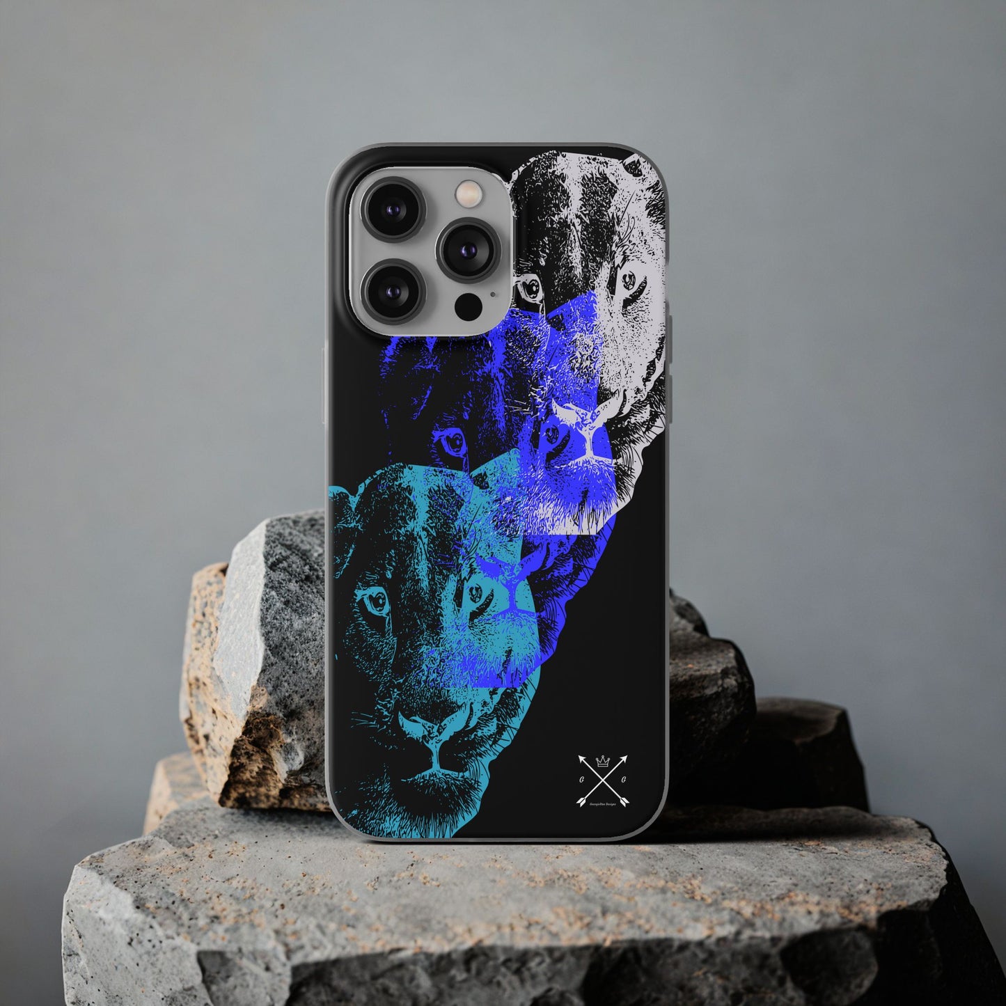 Lioness Arising (black/blue/silver) - Flexi Cases