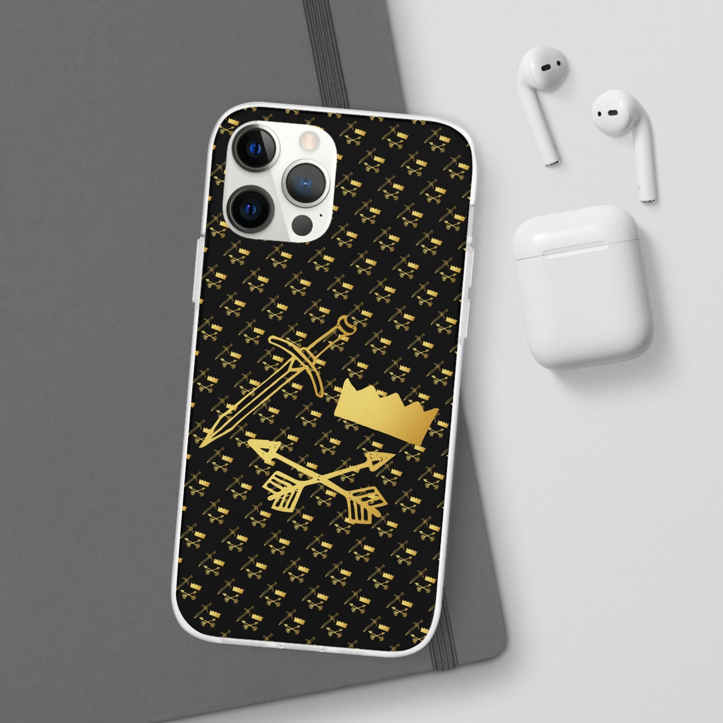 Gold and Bold Warrior - Flexi  Phone Cases