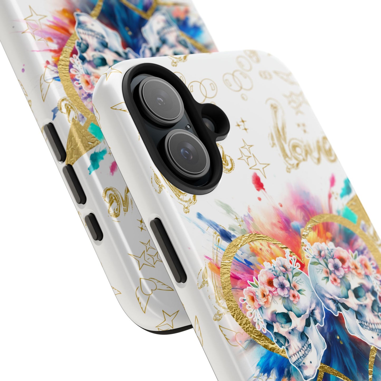 Love is Golden Watercolor - Tough Phone Cases