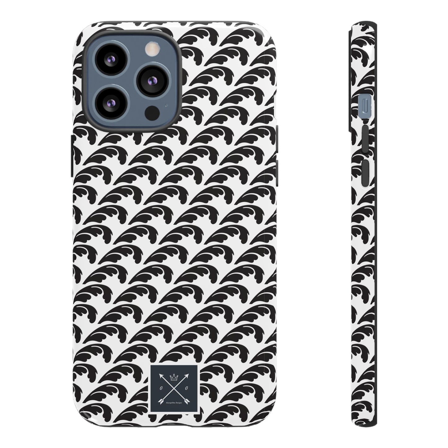 Beautiful Beloved One Flourish (black/white) - Tough Phone Cases