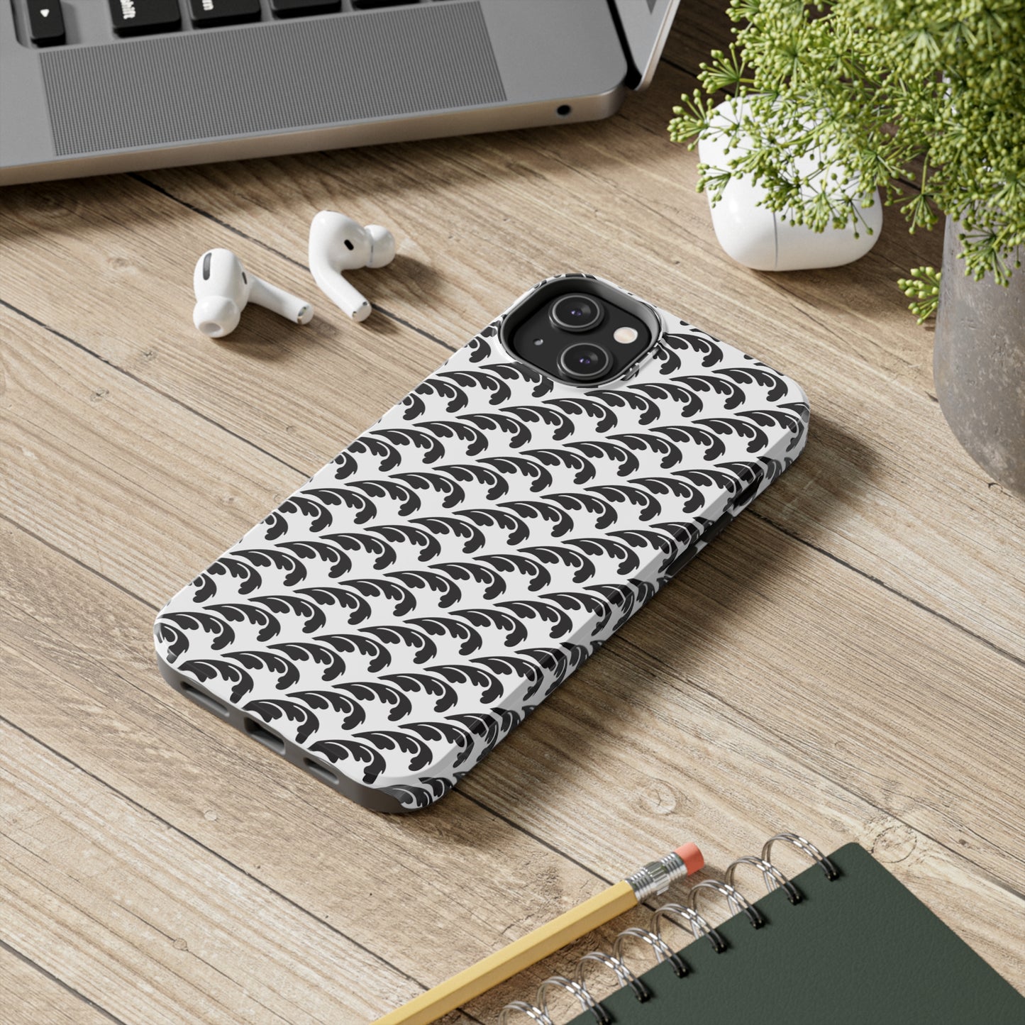 Beautiful Beloved One Flourish (black/white) - Tough Phone Cases