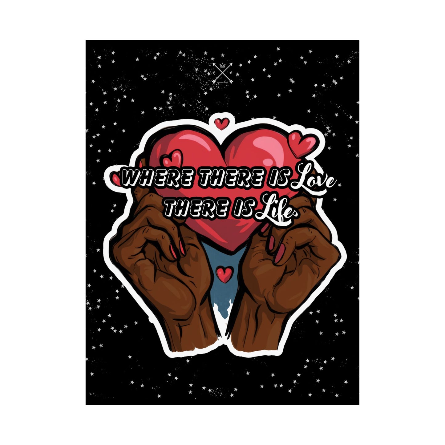 Love & Life Quote - Matte Vertical Posters