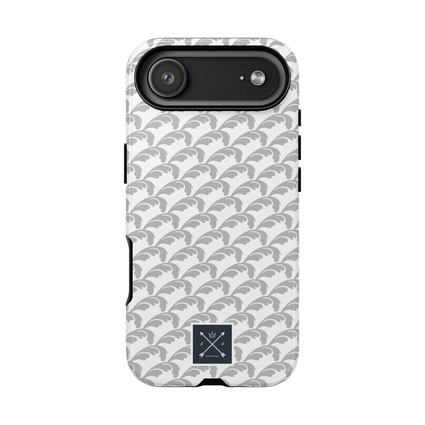 Beautiful Beloved Flourish (silver/white) - Tough Phone Cases