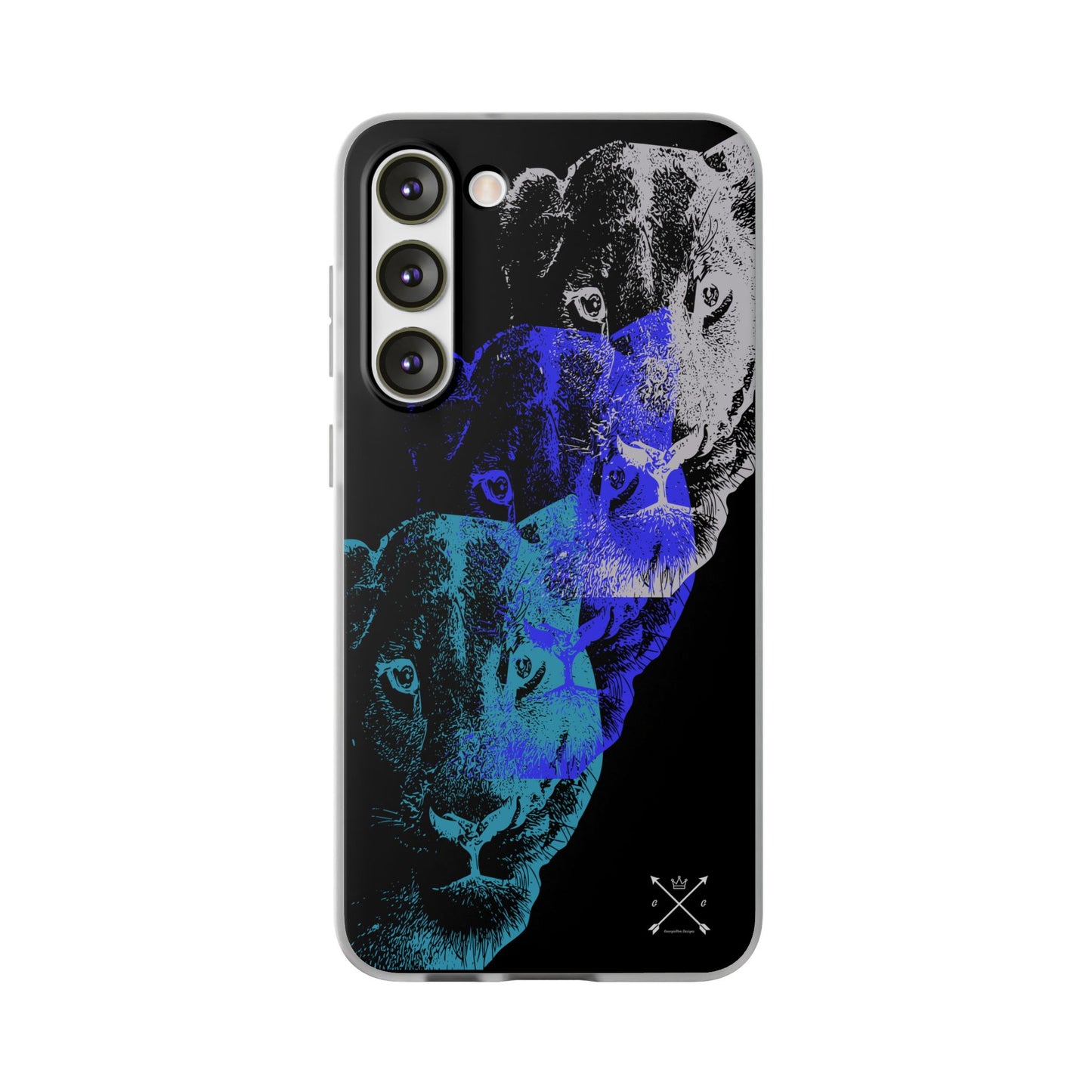 Lioness Arising (black/blue/silver) - Flexi Cases
