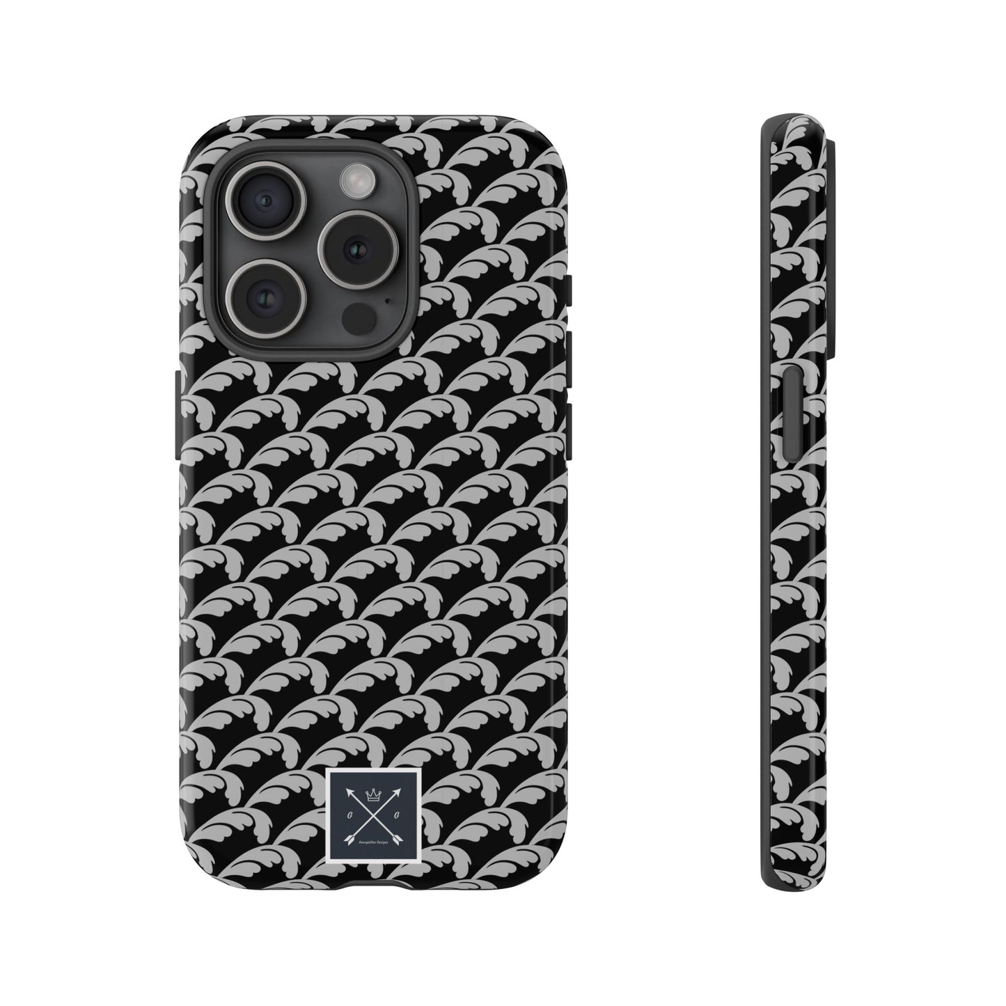 Beautiful Beloved One Flourish (black/silver) - Tough Phone Cases