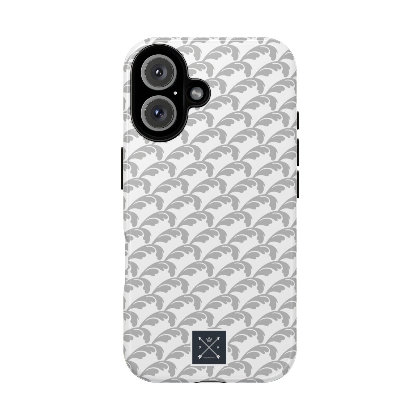 Beautiful Beloved Flourish (silver/white) - Tough Phone Cases