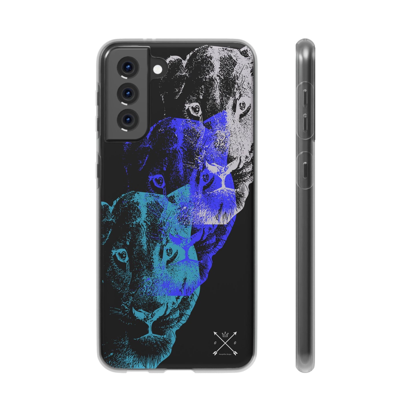 Lioness Arising (black/blue/silver) - Flexi Cases