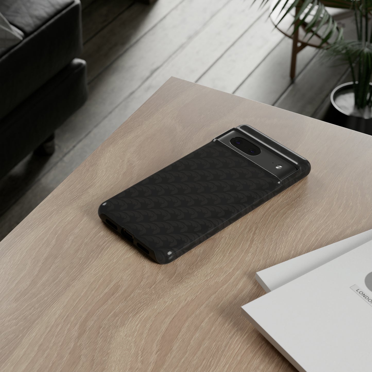 Beautiful Beloved One Flourish (black/black) - Tough Phone Cases